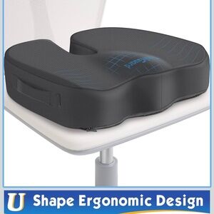 NWOT Gray Memory Foam Seat Cushion